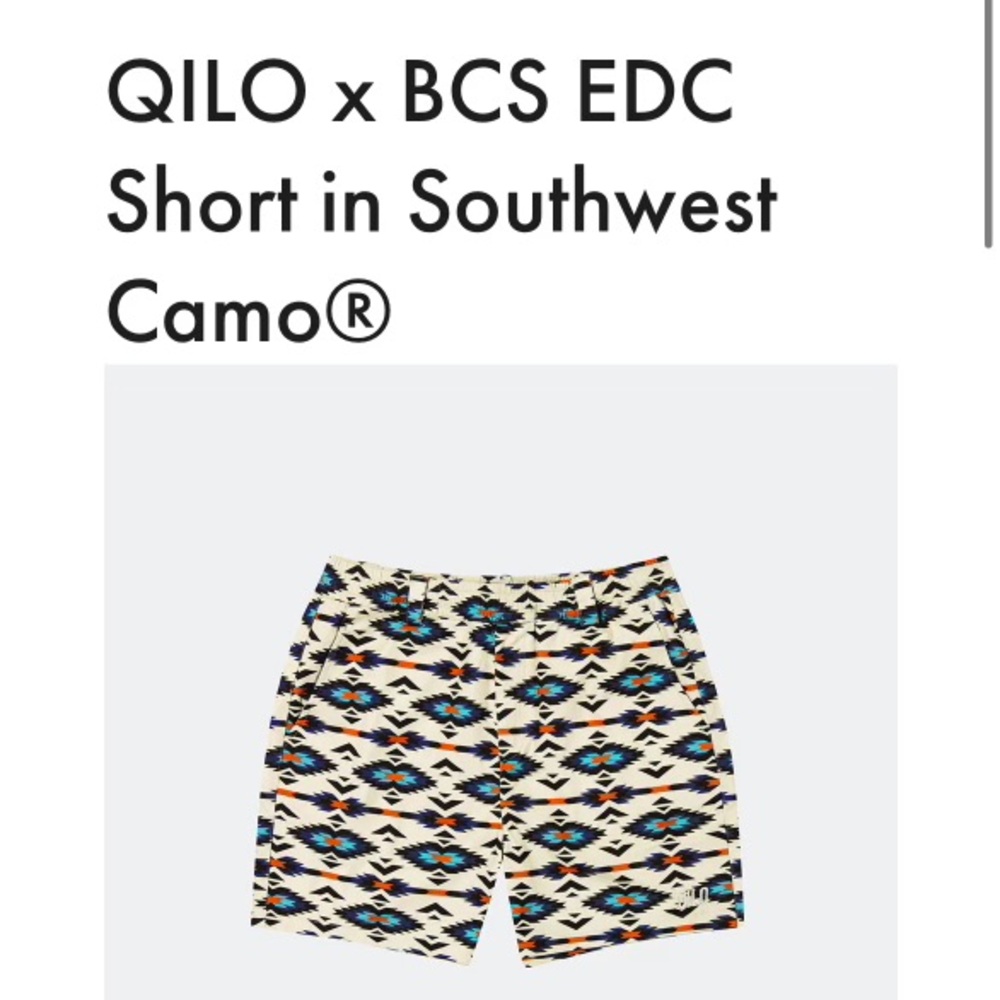 QILO x BCS EDC shorts